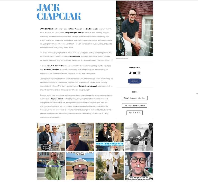 Jack Ciapciak before