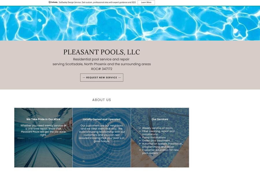 Pleasant Pools before