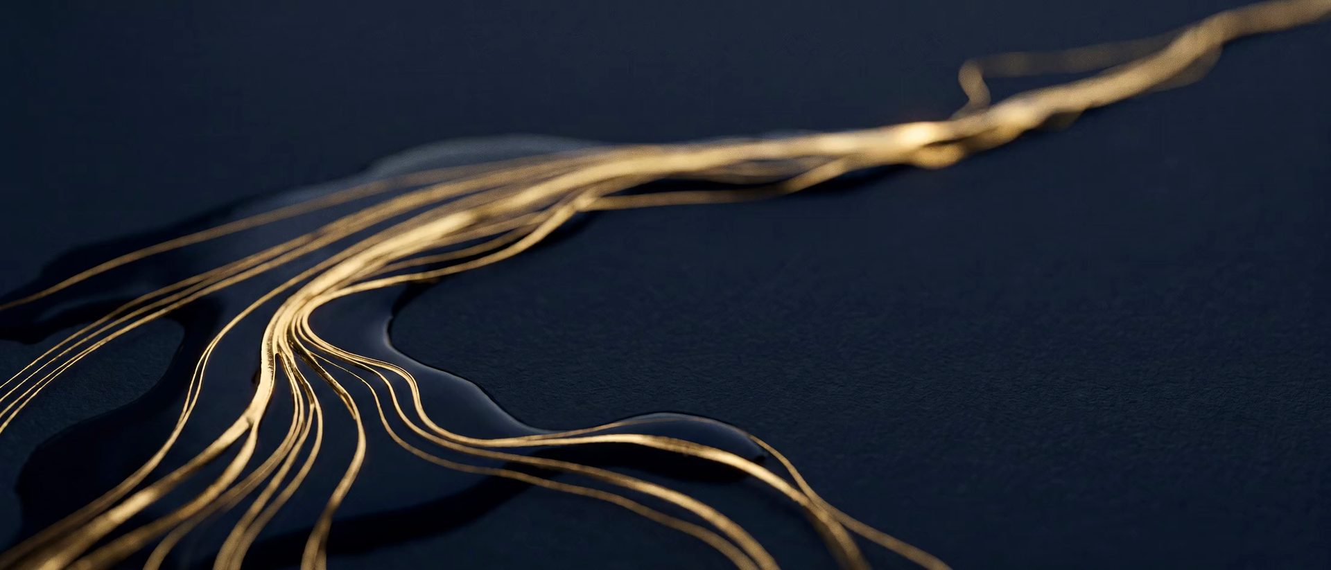 Abstract gold thread texture