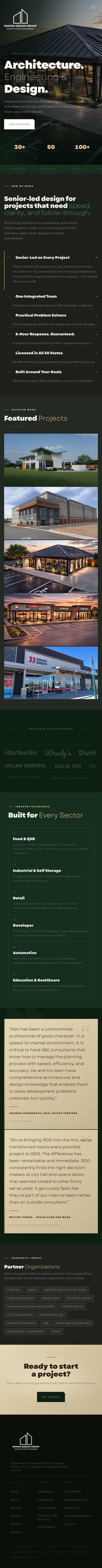 Ramon Design Group, a mobile site by TMN Creative