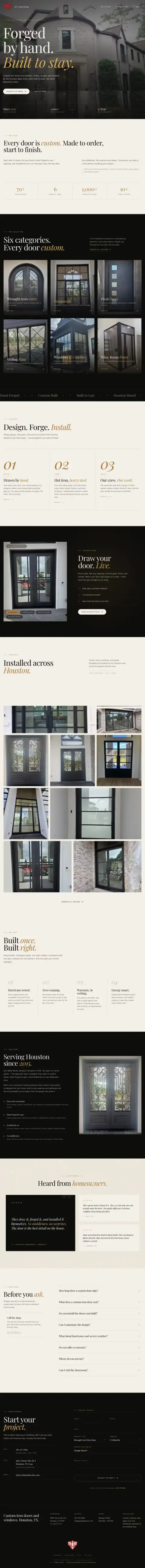 SCL Metal Works website homepage