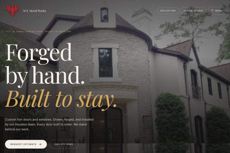 SCL Metal Works website by TMN Creative