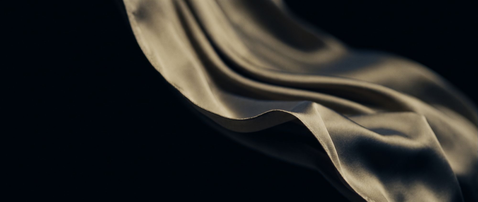 Abstract flowing silk texture