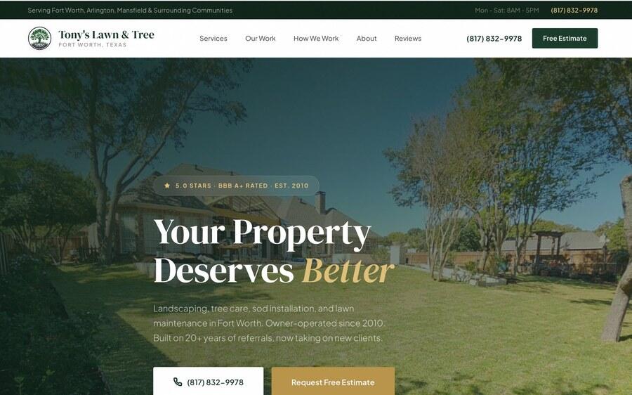 Tony's Lawn and Tree Fort Worth