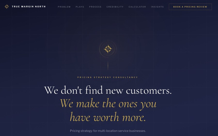 True Margin North website