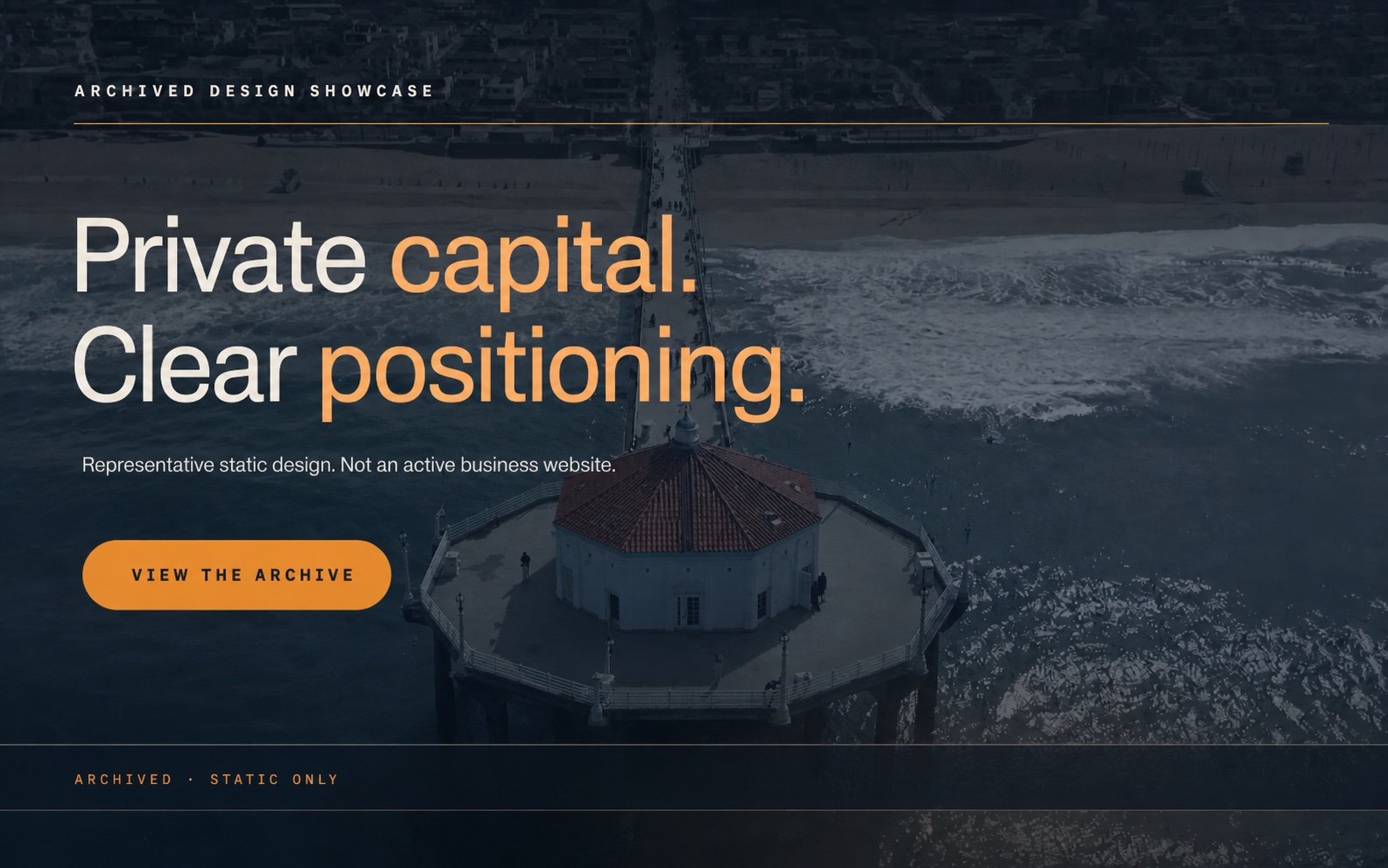 Archived Walnut Ventures private-capital design showcase by TMN Creative